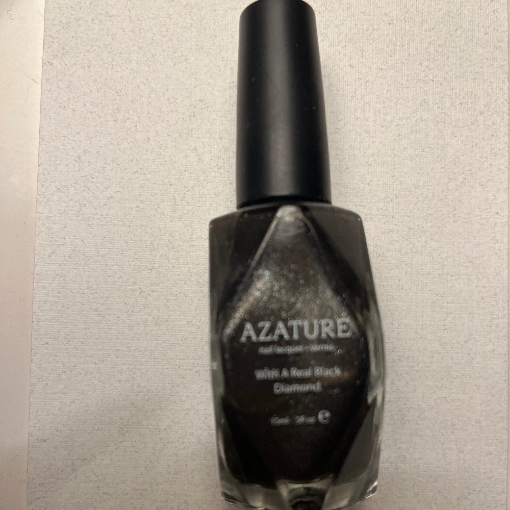 Azature BLACK DIAMOND nail polish platinum Diamond Coachella